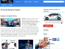 Tablet Screenshot of essensclub.cz